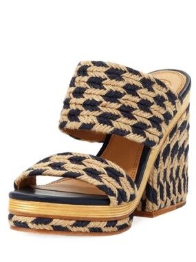 Tory Burch Lola Woven Platform Sandal